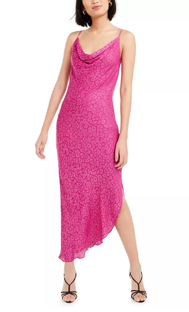 bar iii pink dress Bar III Womens Smocked Short Mini Dress Pink XL