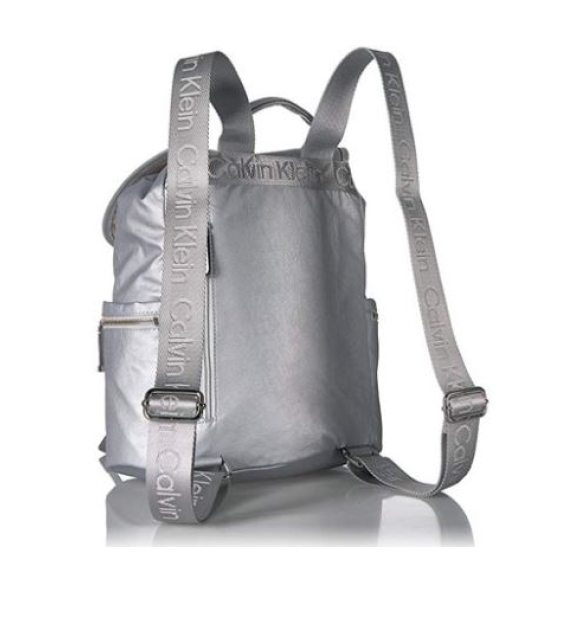 Calvin Klein Florence Clip Backpack Silver – Twentyonemillions