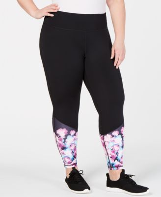 Ideology Plus Size Floral Ankle Leggings Plus Sizes – Twentyonemillions