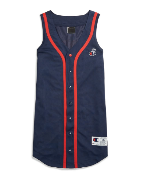 Champion Sleeveless Baseball Dress Size Dark Gray Small  Twentyonemillions