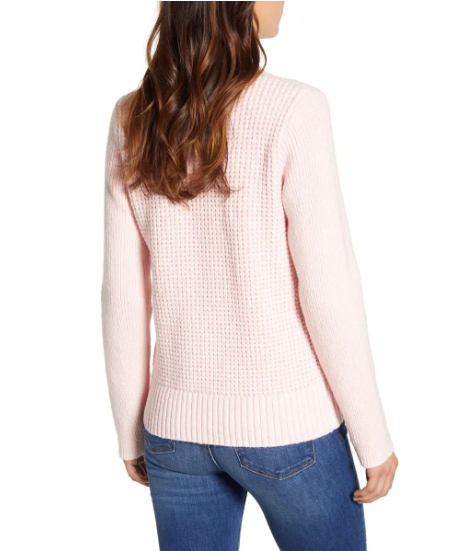 Lucky Brand Crew-Neck Waffle-Knit Sweater Size XS – Twentyonemillions