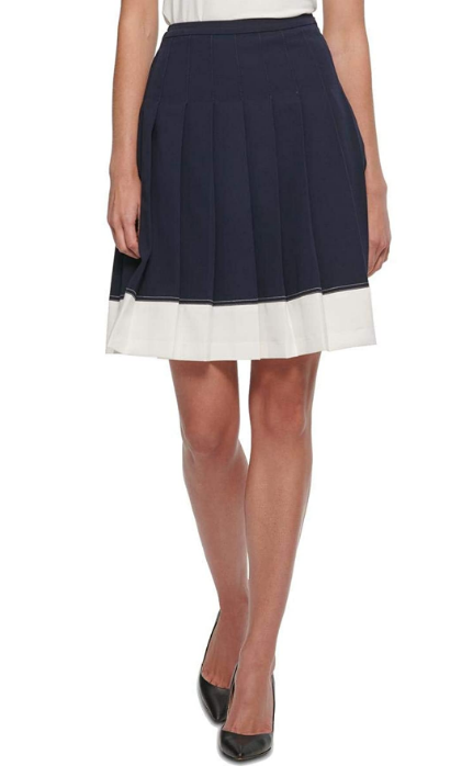 Tommy Hilfiger Pleated Colorblocked Skirt multiple sizes