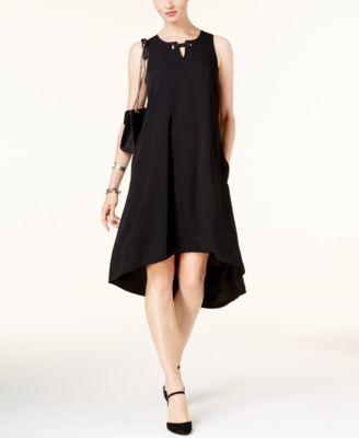 High-Low Trapeze Dress Black Size 10