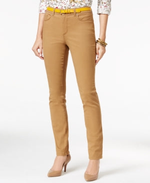 Charter Club Petite Lexington Straight-Leg Jeans Salty Nut 8P