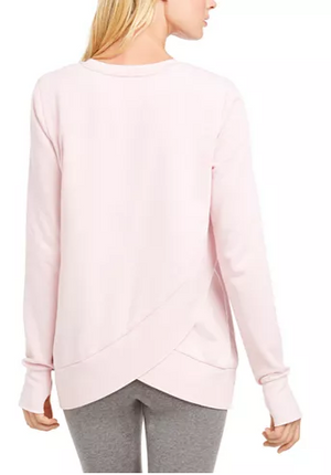 Ideology Overlap-Back Burnout Sweatshirt Size L