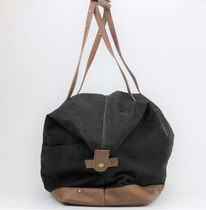 Style Co Extra-Large Weekender Duffle B Black