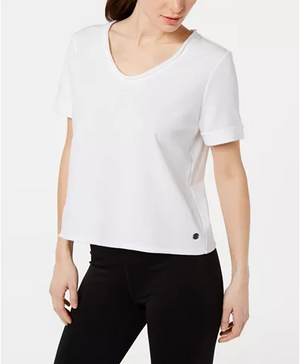 Ideology Scoop-Neck T-Shirt Size M