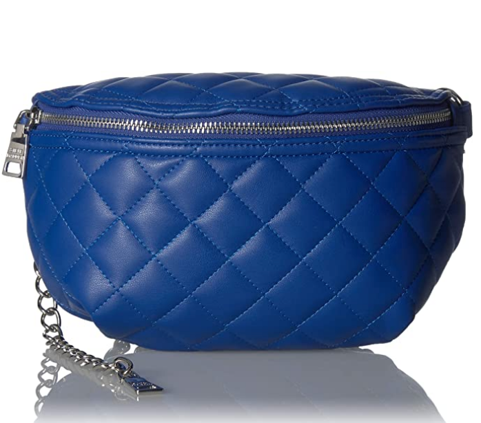 Steve Madden Quilted Faux Leather Fanny Pack - Blue