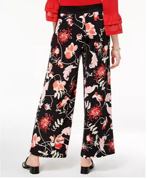 Alfani Petite Striped Palazzo Pants Glass Garden PXL