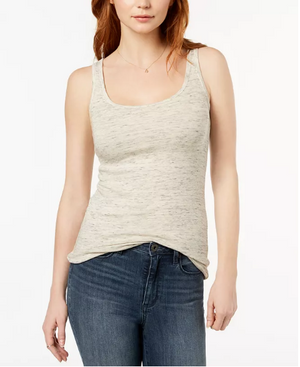 Maison Jules Fitted Tank Top Dark Blue Size Beige 2XL