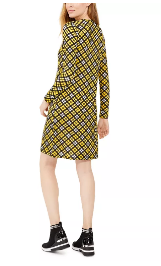 MICHAEL Michael Kors Plaid T-Shirt Dress Size XS