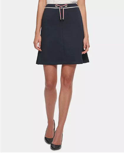 Tommy Hilfiger Pull-On A-Line Skirt Dark Blue Size 6