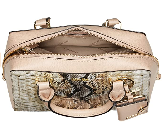 Calvin klein boxy small satchel discount