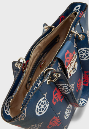 Guess Tote Kamryn PB669123 Blue Multi