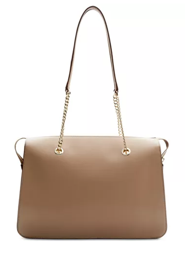 DKNY Bryant Top-Zip Medium Tote Natural Snake-buff