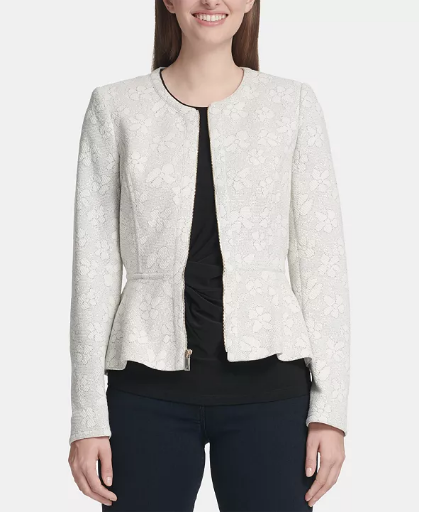 Dkny peplum blazer best sale