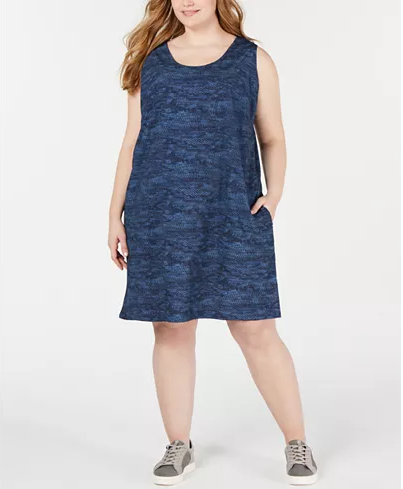 Columbia Plus Size Anytime Printed Active Dress 3X