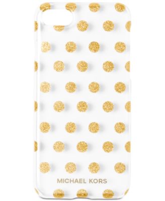 Michael Kors Metallic Dot iPhone 7- 8 Case Gold
