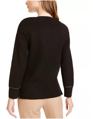 Anne Klein Lurex Shimmer Sweater Size XL