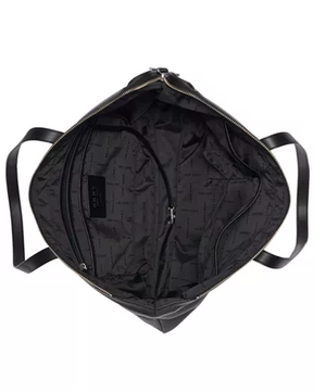 Dkny Tilly Stacked Logo Top Zip Tote Gunmetal/Silver