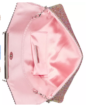 Inc Hether Shiny Mesh Clutch