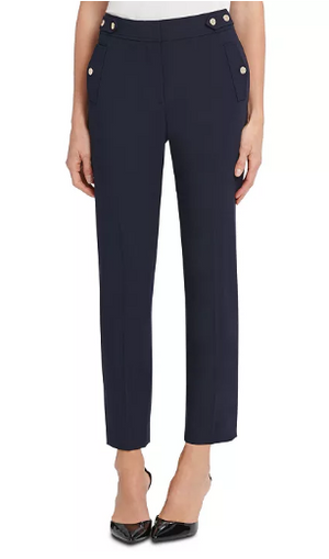 DKNY Button-Trim Dress Pants Size 14