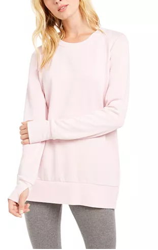 Ideology Overlap-Back Burnout Sweatshirt Size L
