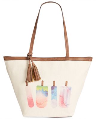 Style Co Printed Tote Popsicle