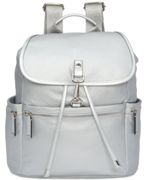 Calvin Klein Florence Clip Backpack Silver