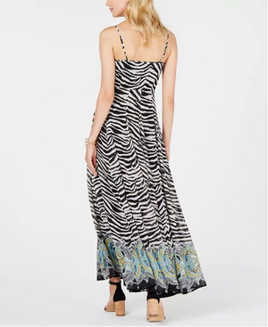 INC International Concepts INC Zebra-Print Maxi Dress Size 4
