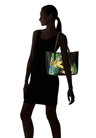Calvin Klein Palm-Print Medium Tote