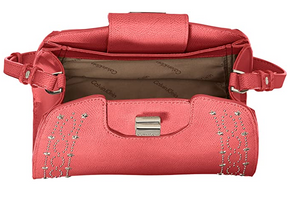 Calvin Klein Clementine Mercury Leather & Celestial Stud Embellished Crossbody