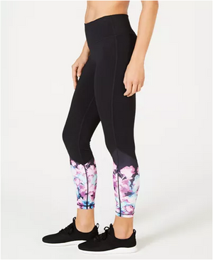 Ideology Plus Size Floral Ankle Leggings Plus Sizes