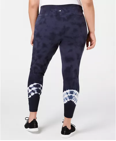 Ideology Plus Size Tie Dyed Leggings Plus Sizes