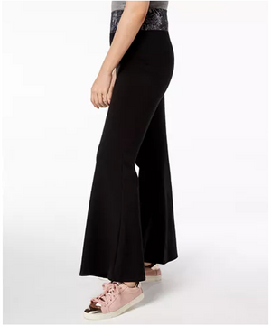 Material Girl Juniors Printed Waist Flare Leg Leggings