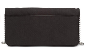 Dkny Grommet Stud Clutch - Black/Silver