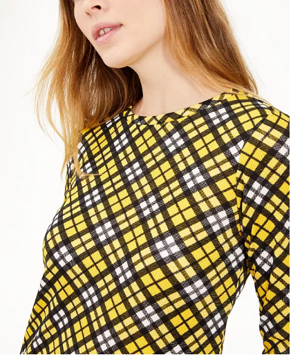 MICHAEL Michael Kors Plaid T-Shirt Dress Size XS