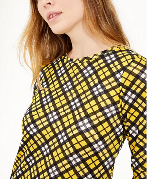 MICHAEL Michael Kors Plaid T-Shirt Dress Size XS