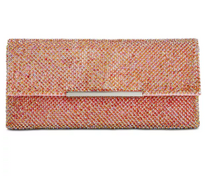 Inc Hether Shiny Mesh Clutch