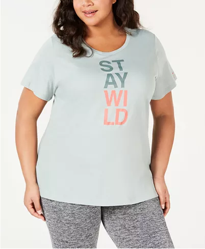 Columbia Plus Size Word Block T-Shirt