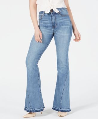 Kendall + Kylie Stunner Stunner Released-Hem Flared Jeans Size 26