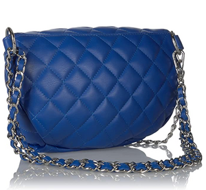 Steve Madden Quilted Faux Leather Fanny Pack - Blue