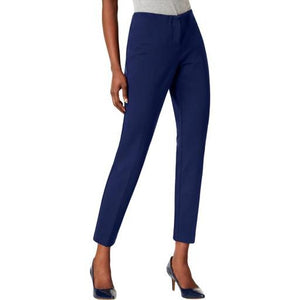 Alfani Womens Hollywood Solid Comfort Waist Skinny Pants Size 8