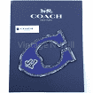 Coach Womens Blue Glitter New York Leather Stickers