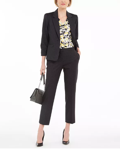 Kasper Zip-Pocket Blazer Size 16