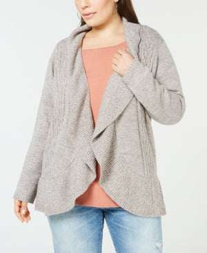 Karen Scott Plus Size Cocoon Cardigan Sweater 2X (Revise Color)