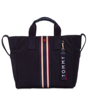 Tommy Hilfiger Arona Printed Canvas Extra-Large Navy Gold