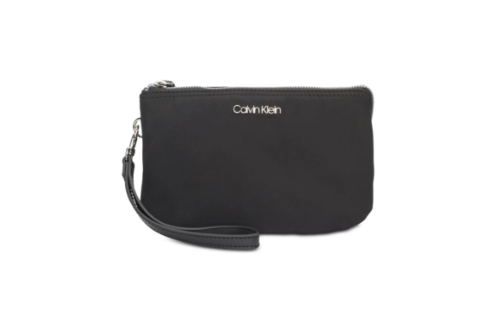 Calvin Klein Cosmetic Pouch - Black/Silver