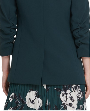 DKNY Ruched-Sleeve Open-Front Blazer Size 16
