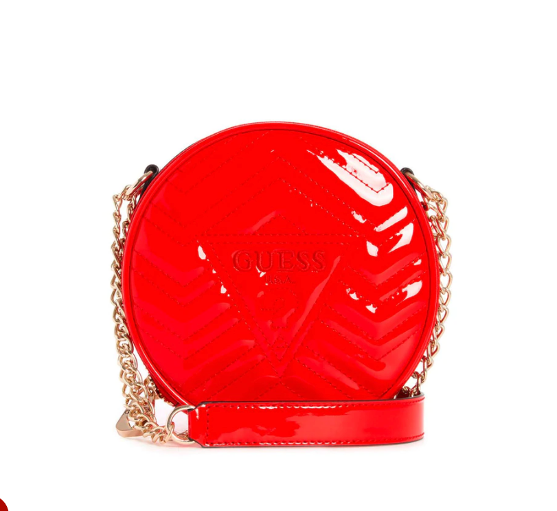 Guess Zana round case crossbody bag PG747870 Red Twentyonemillions